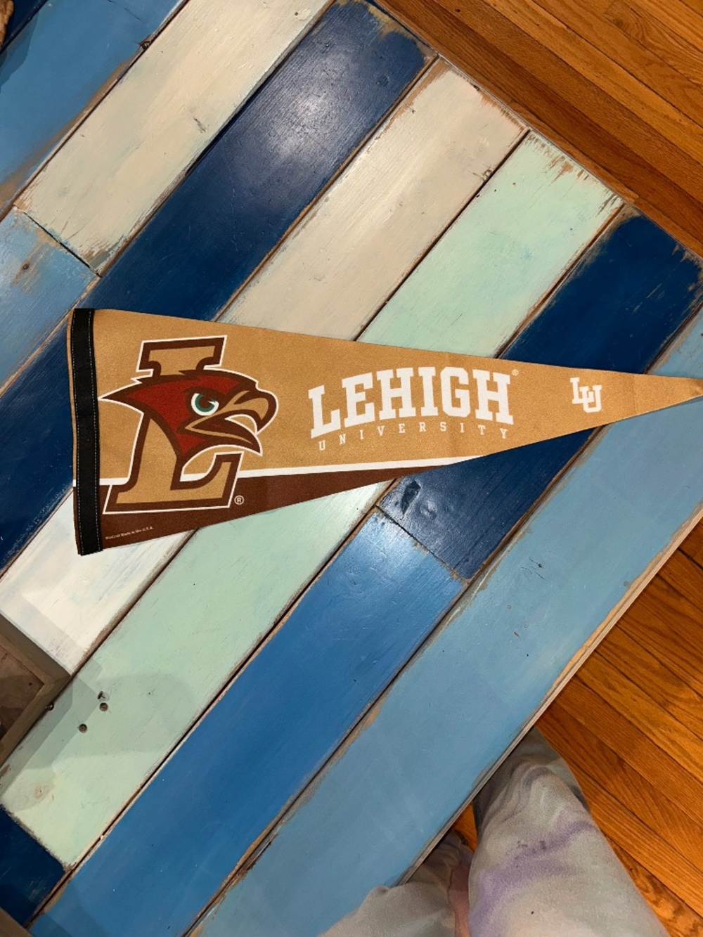 Lehigh Mountain Hawks Pennant Full Size Felt